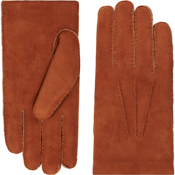 Tommaso - suede leather gloves with luxurious shearling (sheep fur) lining