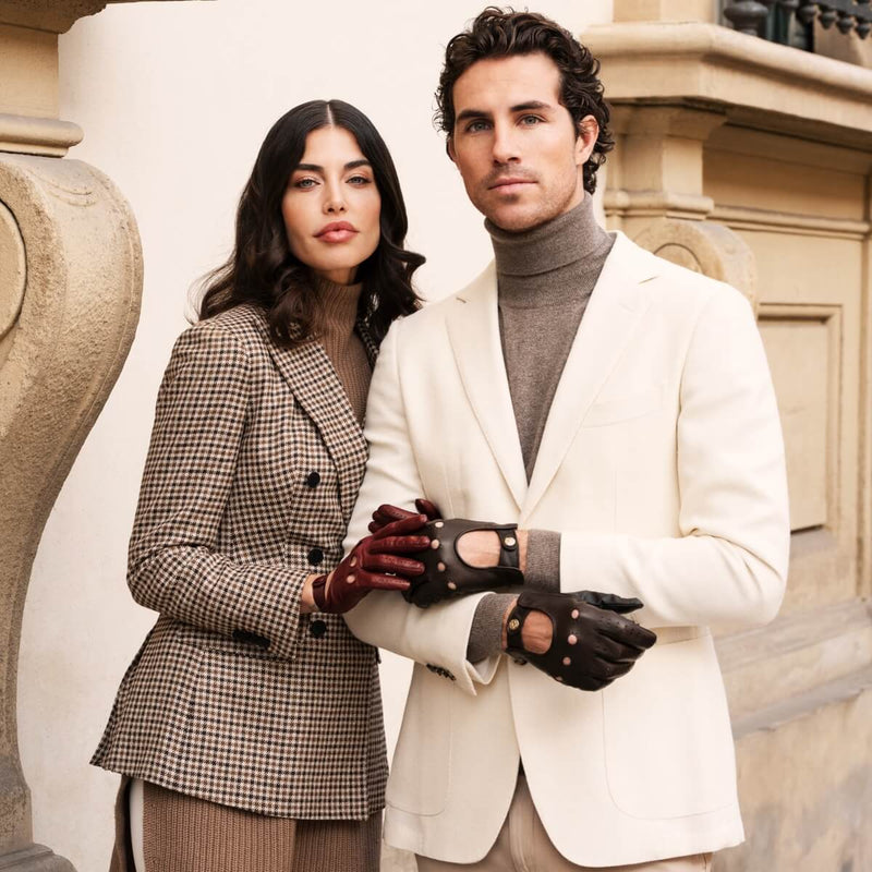 Driving Gloves Classic Women Cordovan - Made in Italy – Luxury Leather Gloves – Handmade in Italy – Fratelli Orsini® - 4
