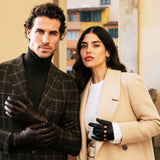 Driving Gloves Classic Women Black - Made in Italy – Luxury Leather Gloves – Handmade in Italy – Fratelli Orsini® - 9