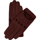 Driving Gloves Classic Women Cordovan - Made in Italy – Luxury Leather Gloves – Handmade in Italy – Fratelli Orsini® - 1