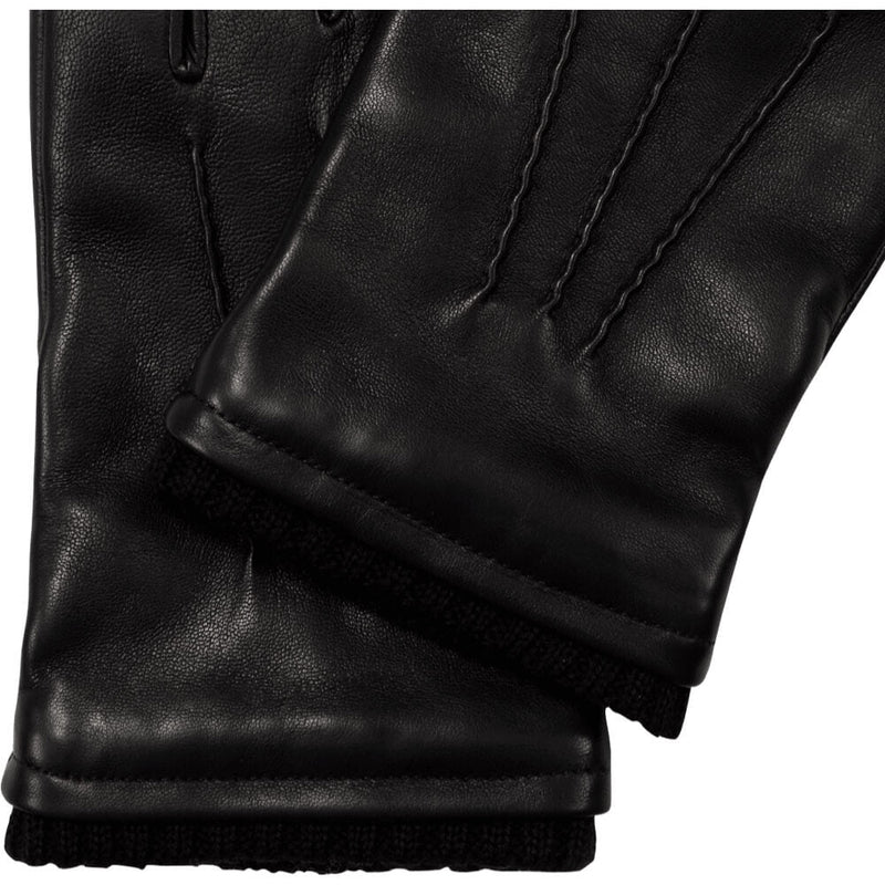 Touchscreen Leather Gloves Black Men - Made in Italy – Luxury Leather Gloves – Handmade in Italy – Fratelli Orsini® - 4